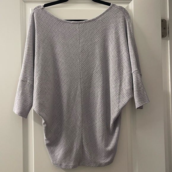 Philosophy Gray Crew Neck Sweater with Relaxed Fit - Picture 2 of 4